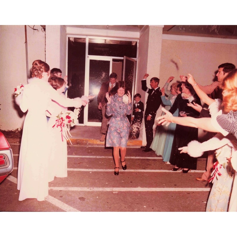Vintage 1970s Military Wedding Lot 6 Photos Mess Dress Church Christmas 4x5 - Picture 2 of 6